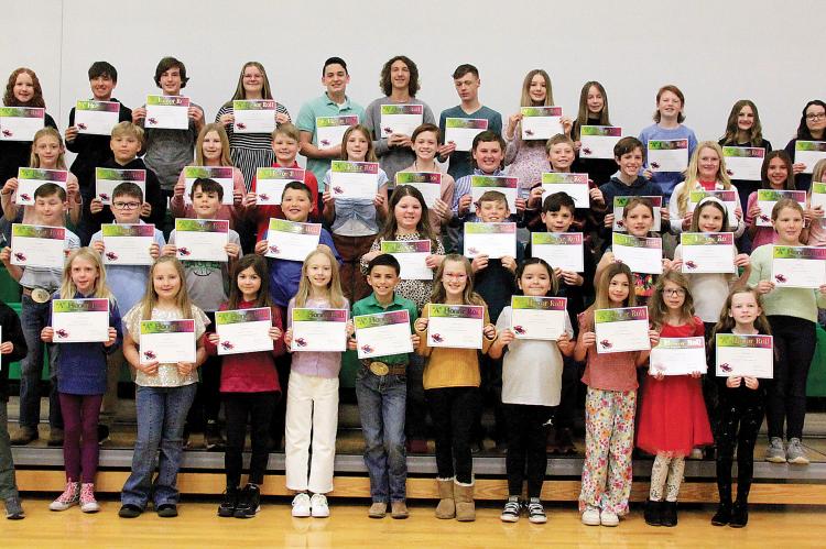 Maple A Honor roll_February 2024