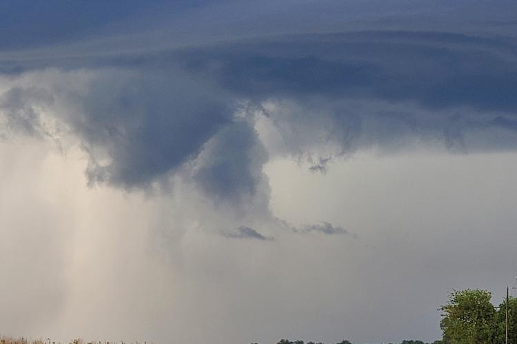 Last week’s storms produced this cloud north of Jenks Simmons Field House
