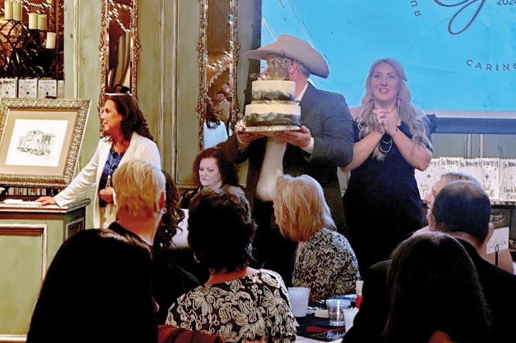  A dessert auction was one of the highlights of the Russell-Murray Gala